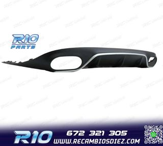 DIFUSOR MERCEDES CLASE E C238 17-19 LOOK AMG E53 PLATA + COL