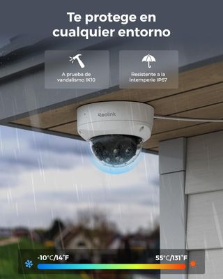 Cámara PoE de doble lente Reolink 4K de 8 MP