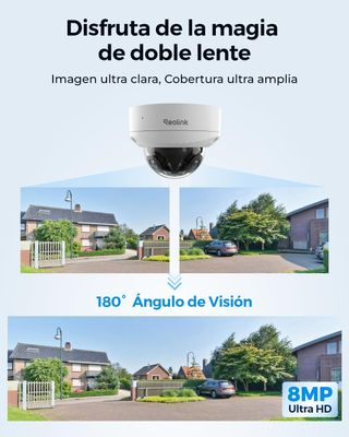 Cámara PoE de doble lente Reolink 4K de 8 MP