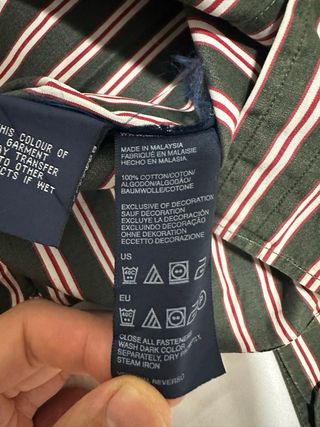 Camisa Tommy Hilfiger rayas Talla S