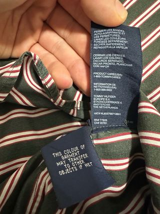 Camisa Tommy Hilfiger rayas Talla S