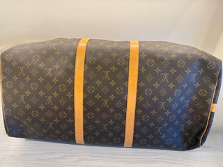 Bolso Louis Vuitton keepall  Monogram Marrón Beige