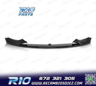 SPOILER LIP FRONTAL BMW F32 F33 F36 LOOK M PERFORMANCE NEGRO