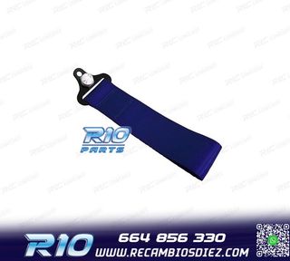 CINTA DE REMOLQUE AZUL EN TELA
