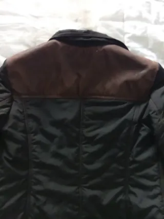 Giubbino donna nero e marrone