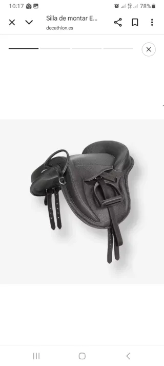 Montura inglesa y Cabezada para pony