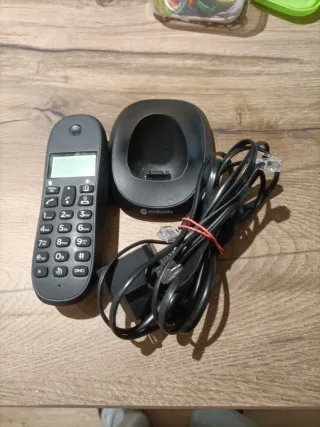 Telefono cordless Motorola nero