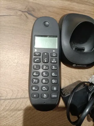 Telefono cordless Motorola nero