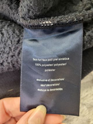 Chaqueta Polar Tommy Hilfiger Azul Talla S