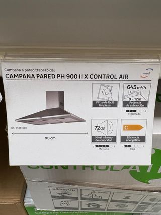 Campana extractora cocina CONTROL AIR PH 900