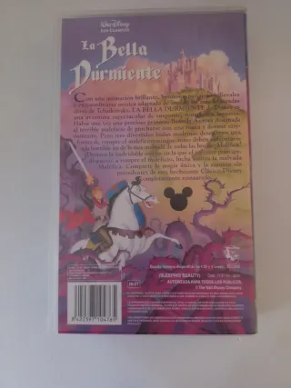 Rareza Única VHS La Bella Durmiente 2 Hologramas!!
