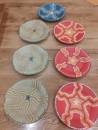 Piatti decorativi 'Le stelle'