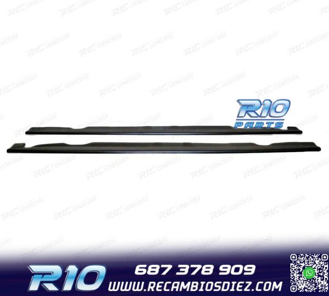 AÑADIDO TALONERAS BMW E92 E93 LOOK M3 NEGRO BRILLO