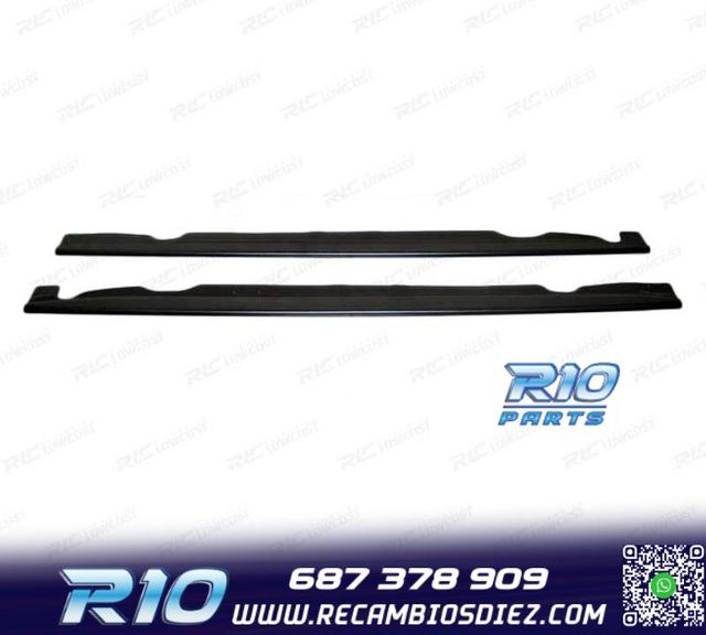 AÑADIDO TALONERAS BMW E92 E93 LOOK M3 NEGRO BRILLO