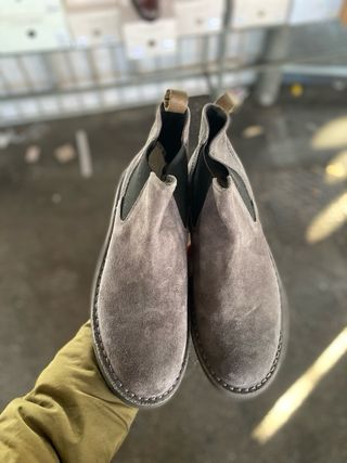 Stivaletti CafèNoir Camoscio Grigio Tg 39