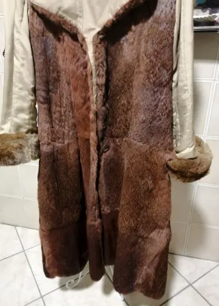 Cappotto Vintage Pelliccia Double Face