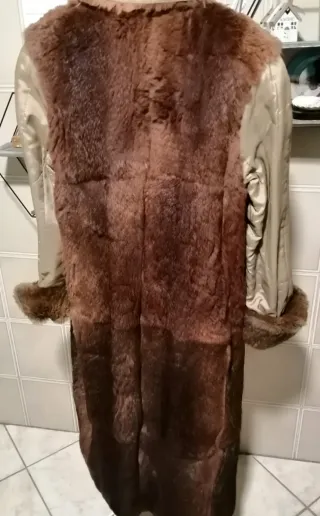 Cappotto Vintage Pelliccia Double Face