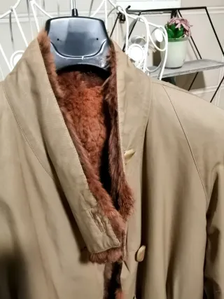 Cappotto Vintage Pelliccia Double Face
