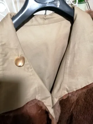 Cappotto Vintage Pelliccia Double Face