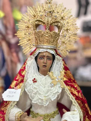 Virgen Dolorosa 55cm Vestir