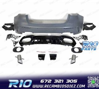 PARAGOLPES TRASERO MERCEDES CLASE A W177 LOOK A35 + COLAS E