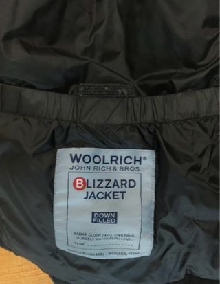 Woolrich Blizzard Jacket Nera Taglia L