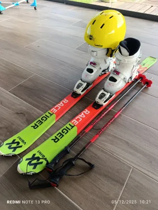 Sci infantili Volkl RaceTiger 120 cm + Scarponi