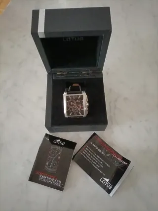 Orologio Lotus Cronografo Rettangolare Acciaio