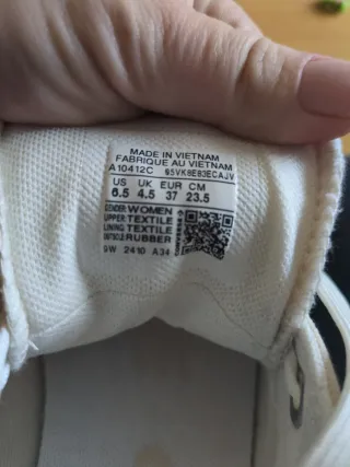 Converse Beige/Oro Talla 37