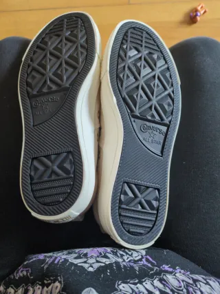 Converse Beige/Oro Talla 37