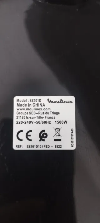 Freidora de aire digital Inox 4,2L