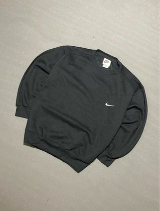 Sudadera Nike Negra Swoosh Streetwear