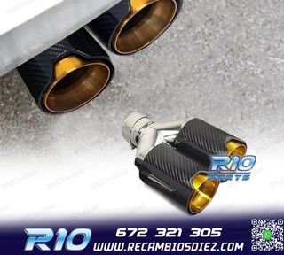 COLA ESCAPE DCH BMW LOOK M PERFORMANCE DORADO CARBONO