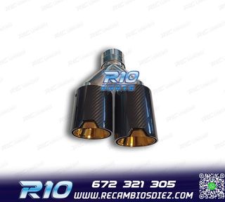 COLA ESCAPE DCH BMW LOOK M PERFORMANCE DORADO CARBONO