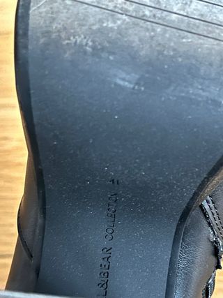 Botines negros de plataforma y tacón