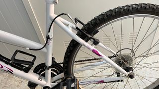 Bicicleta Decathlon Hardtail Blanca/Rosa