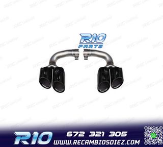 COLAS ESCAPE PORSCHE CAYENNE 17- LOOK GTS NEGRO