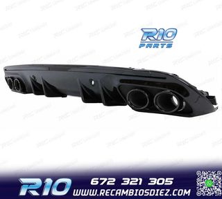 DIFUSOR MERCEDES CLASE C W205 SEDAN 14-20 C43 AMG PDC + COLA