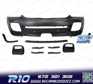 PARAGOLPES TRASERO MINI R56 R57 R58 07-13 LOOK JCW