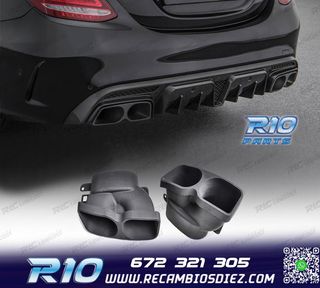 COLAS ESCAPE MERCEDES W205 C205 14-21 LOOK BRABUS NEGRO