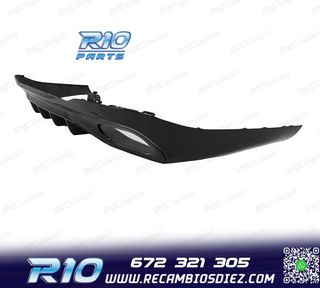 DIFUSOR MERCEDES W206 AMG 21- LOOK C43 + COLAS ESCAPE CROMO