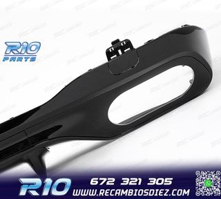 DIFUSOR MERCEDES W206 AMG 21- LOOK C43 + COLAS ESCAPE CROMO