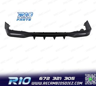 DIFUSOR MERCEDES W206 AMG 21- LOOK C43 + COLAS ESCAPE CROMO