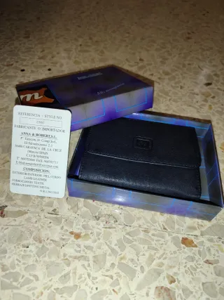 Cartera Anna & Robert Negra Mujer