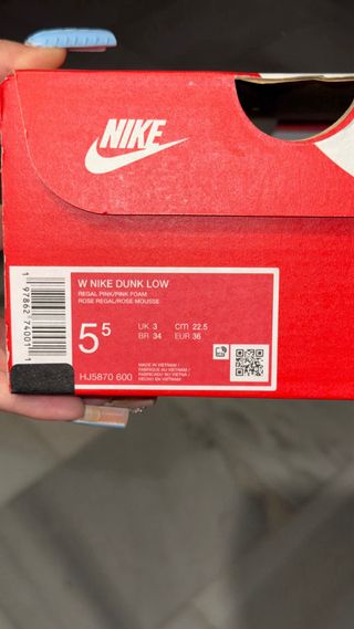 Zapatillas Nike Dunk Low Rosas