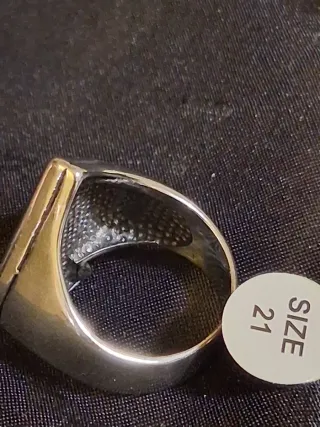 Anello teschio e ossa incrociate acciaio