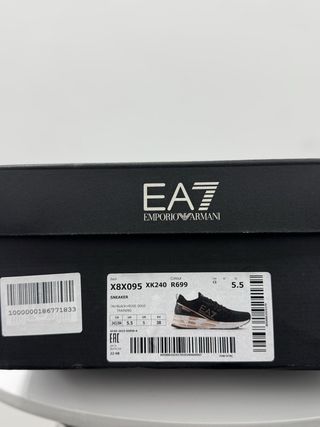 Zapatillas Emporio Armani Exchange Negras rosa