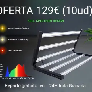 Lámparas LED Grow Indoor Oferta 129€