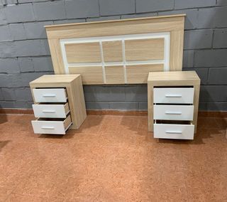 Pack Cabecero + 2 Mesitas Kiara