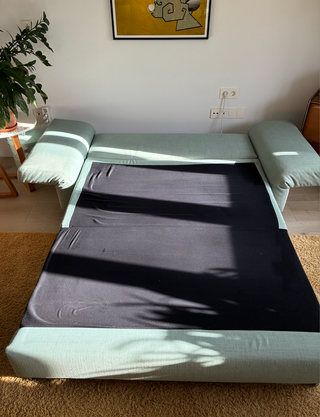 Sofá Cama Diseño Tela Metal